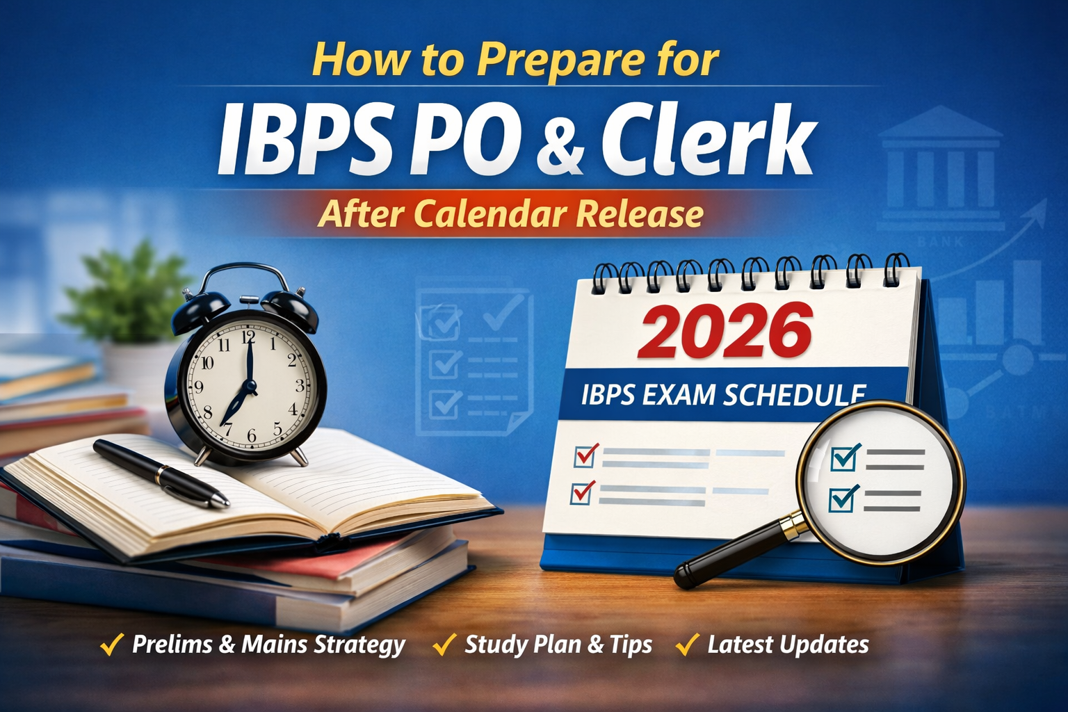 Read more about the article How to Prepare for IBPS PO & Clerk After Calendar Release
